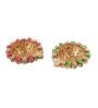 Multicolour Terracotta (Set of 4) Diyas