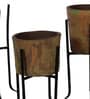 Multicolour Terracotta Planter Stand