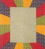 Multicolour Traditional 120 TC 100% Cotton Queen Bedsheet With 2 Pillow Covers