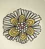Multicolour Vintage American Flower Dash Decorative Wall Plate