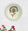 Multicolour Vintage American Flower Spot Decorative Wall Plate