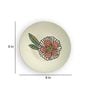 Multicolour Vintage American Spiral Flower Decorative Wall Plate