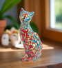 Multicolour Vintage Cat Showpiece -4 Inch Multicolour Vintage Cat Showpiece -4 Inch