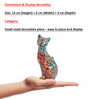 Multicolour Vintage Cat Showpiece -4 Inch Multicolour Vintage Cat Showpiece -4 Inch