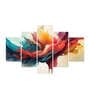 Multicolour Vinyl (Set of 5) Art Panels