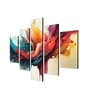 Multicolour Vinyl (Set of 5) Art Panels
