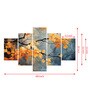 Multicolour Vinyl (Set of 5) Art Panels