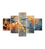 Multicolour Vinyl (Set of 5) Art Panels