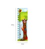Cute Animal Tree Multicolour Vinyl Height Chart
