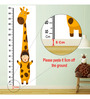 Cute Animal Tree Multicolour Vinyl Height Chart