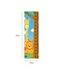 Jungle Print Multicolour Vinyl Height Chart