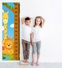 Jungle Print Multicolour Vinyl Height Chart