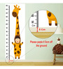 Jungle Theme Multicolour Vinyl Height Chart