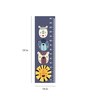 Scandinavian Animals Multicolour Vinyl Height Chart