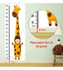Scandinavian Animals Multicolour Vinyl Height Chart