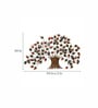 Iron Tulika Tree Brown Floral Wall Art