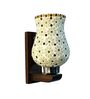 Multicolour Wooden Novelty Wall Light (Brown)
