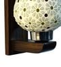 Multicolour Wooden Novelty Wall Light (Brown)