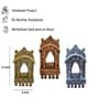 Multicolour Wood (Set of 3) Jharokas