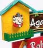 Multicolour Wood Agarwals Designer Nameplate