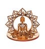 Wood Lord Buddha Lotus Shadow Tea Light Candle Holder