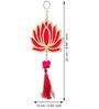 Pink Wood Lotus Flower Decorative Wall Hanging for Home Decor (Set of 4)