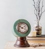 Multicolour Solid Wood Analog Table Clock