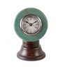 Multicolour Solid Wood Analog Table Clock