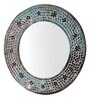Multicolour Wood Decorative Wall Mirror