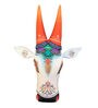 Multicolour Handmade & Handpainted Wooden Cow Head