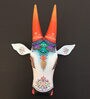 Multicolour Handmade & Handpainted Wooden Cow Head