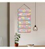 Multicolour Wooden Wall Hanging