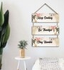 Multicolour Wooden Wall Hanging