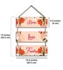 Multicolour Wooden Wall Hanging