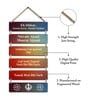 Multicolour Wooden Wall Hanging