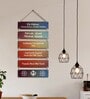 Multicolour Wooden Wall Hanging