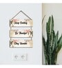 Multicolour Wooden Wall Hanging
