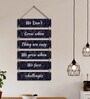 Multicolour Wooden Wall Hanging