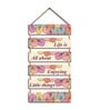 Multicolour Wooden Wall Hanging