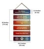 Multicolour Wooden Wall Hanging