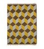 Yellow Wool 4 ft X 6 ft Hand Woven Dhurrie