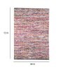 Multicolor Wool 4 ft X 6 ft Hand Woven Dhurrie
