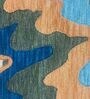 Multicolor Abstract Wool 5 ft x 7 ft Hand Woven Carpet