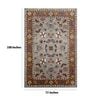 Brown Persian Wool 6 ft x 9 ft Hand Woven Carpet