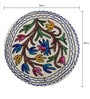 Multicolour Wool Traditional 24 x 24 Inches Hand tufted Rugs