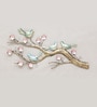 Wrought Iron Bird On Branch Wall Art In Multicolour