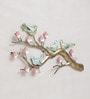 Wrought Iron Bird On Branch Wall Art In Multicolour