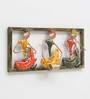 Wrought Iron Musician Group Wall Art In Multicolour