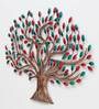 Wrought Iron Decorative Tree Wall Art In Multicolour