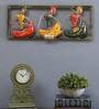 Wrought Iron Musician Group Wall Art In Multicolour
